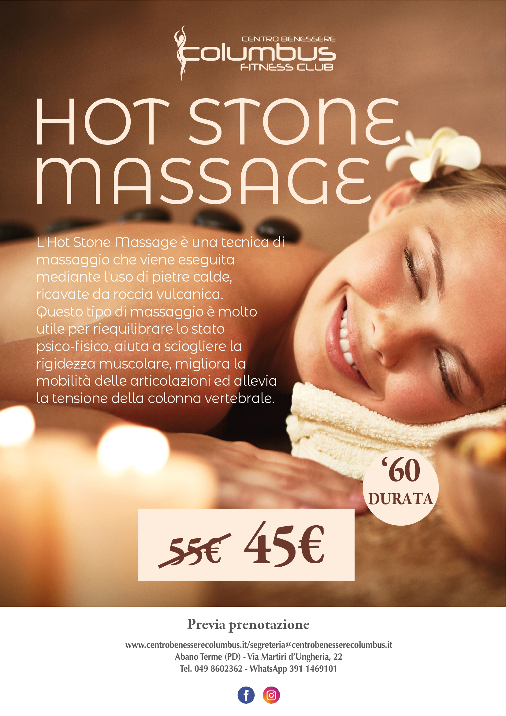 Volantino hot stone massage 2024