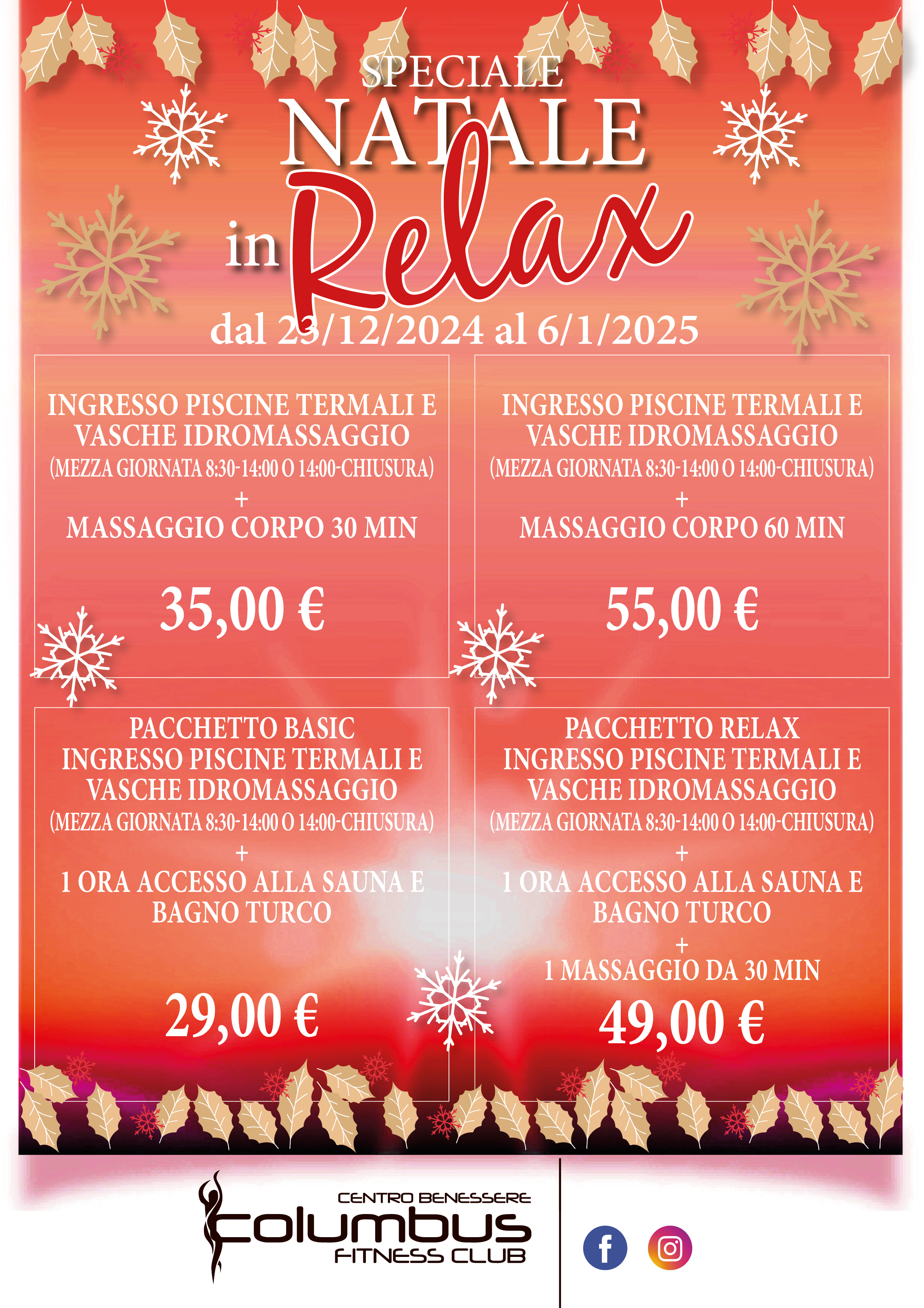 SPECIALE natale IN RELAX-2024